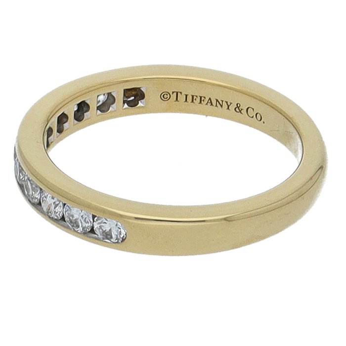 Tiffany  Co. - Ring - Half circle 11P diamond ring (#9) - 18 kraat Gulguld - Diamant