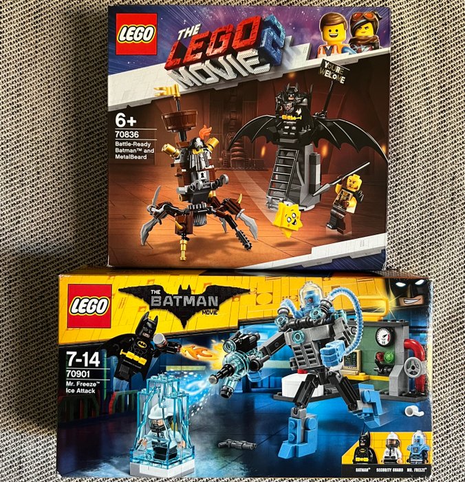 Lego - LEGO Batman Movie - 70901 + 70836 - Mr. Freeze Ice Attack + Battle Ready Batman And MetalBeard