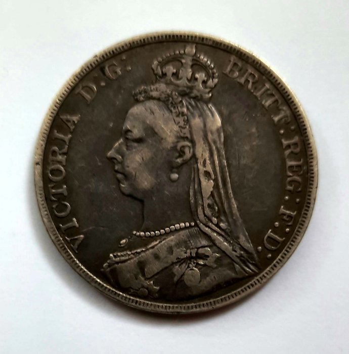 Storbritannien Victoria (1837-1901) Crown 1889  (Ingen mindstepris)