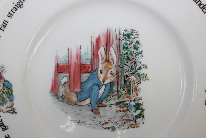 Wedgwood - Beatrice Potter - Middagssæt (6) - Borden Peter Rabbit - Knogleporcelæn