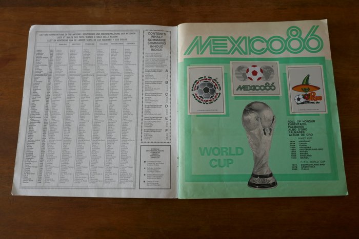 Panini - Mexico 86 World Cup - 1 Complete Album