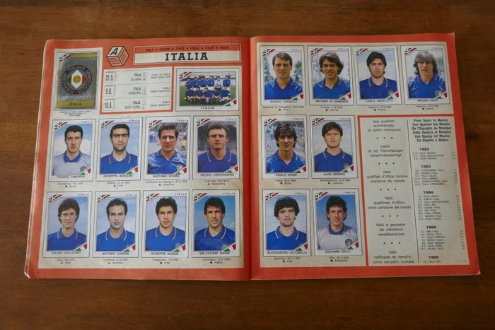 Panini - Mexico 86 World Cup - 1 Complete Album