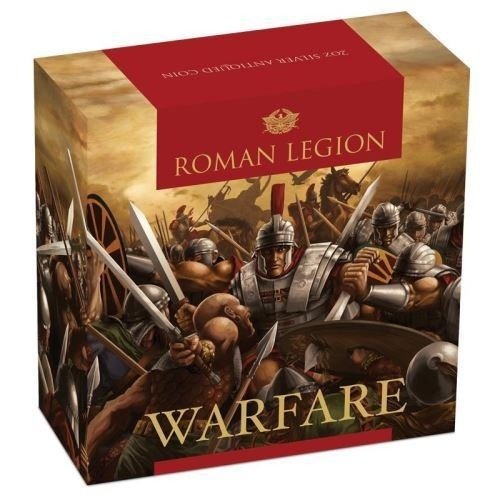 Tuvalu. 2 Dollars 2018 Warfare, Roman Legion - High Relief, 2 Oz (.999)