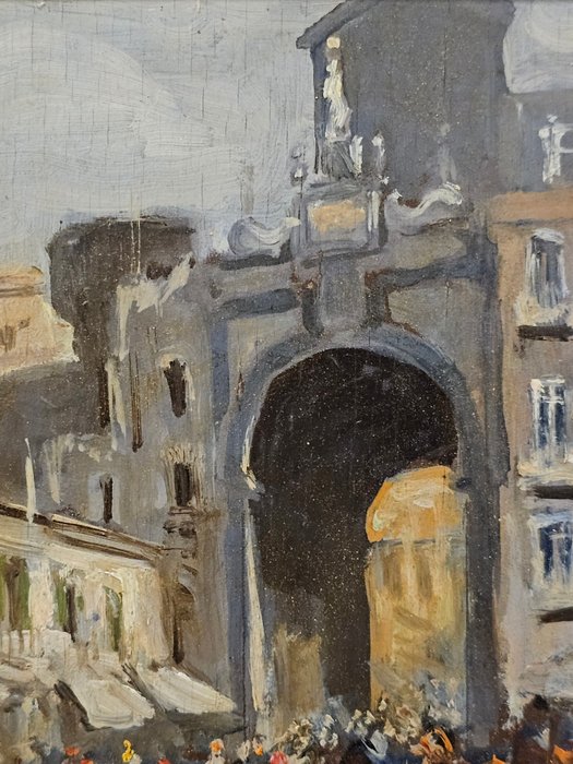 Michele De Simone (1893-1955) - Porta Capuana a Napoli