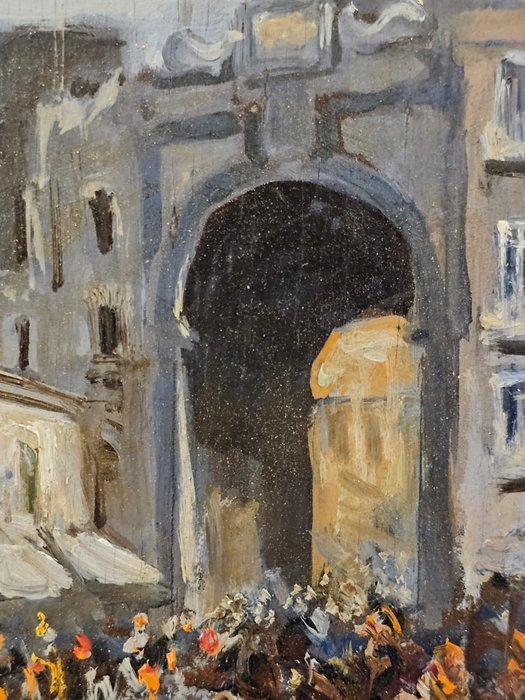 Michele De Simone (1893-1955) - Porta Capuana a Napoli