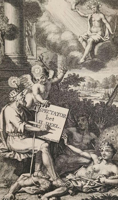 R Steele; J Addison; Pieter Le Clercq e.a. - De spectator, of verrezene Socrates - 1720