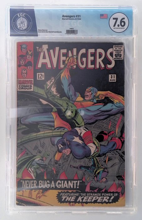 Avengers #31 - EGC graded 7.6 - 1 Graded comic - 1966