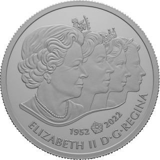 Canada. 5 Dollars 2022 A Portrait of Queen Elizabeth II, (.999)  (Ingen mindstepris)