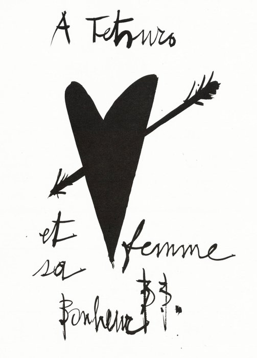 Bernard Buffet (1928-1999) - Hommage à Tetsuro et sa femme