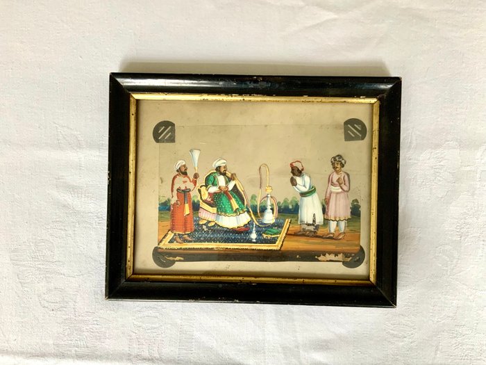 Maharaja maleri - glimmer - Indien - 1800-tallet