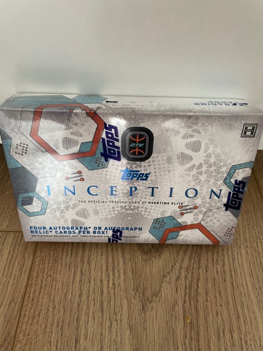 2023 Topps Inception Overtime Elite 4 NBA autographs 4 autographs card per box! - 1 Sealed box - Næsten så god som ny (NM)