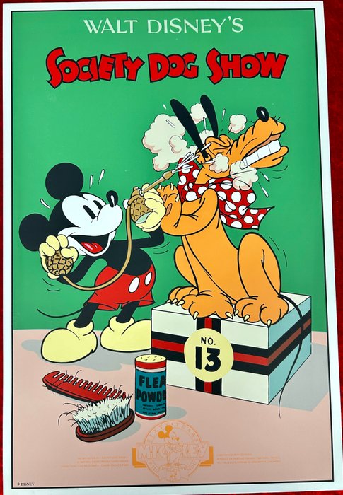 Mickey Mouse - Society dog show - 1 Album - Første udgave - 1989