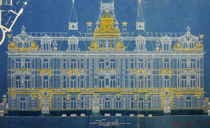 Ernest Dieltiens - Belle Epoque 'Wit Paleis' Cogels-Osylei Antwerpen - 1900‹erne