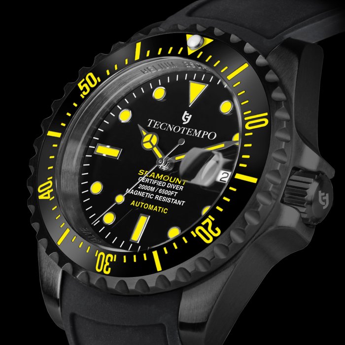 Tecnotempo - "SEAMOUNT" Diver 2000M  - Limited Edition - - Ingen mindstepris - TT.2000S.GBY - Mænd - 2011-nu