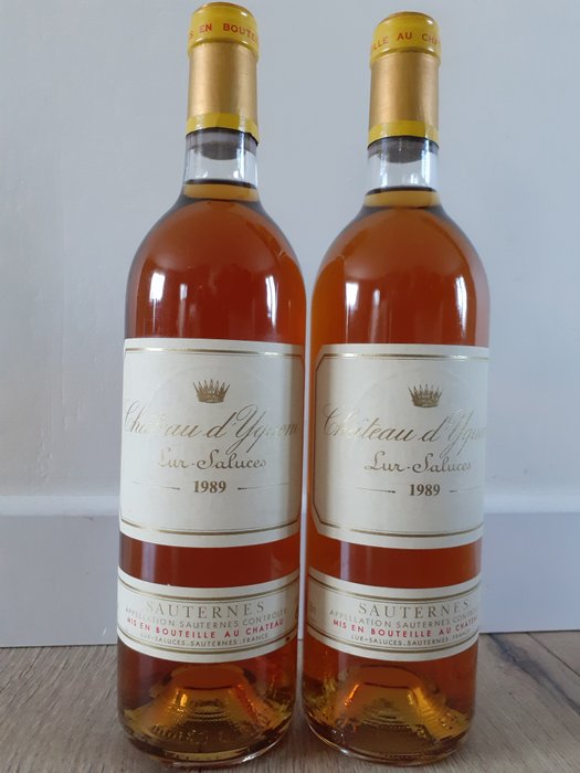 1989 Chateau d'Yquem - Sauternes 1er Cru Supérieur - 2 Flasker (0,75 L)