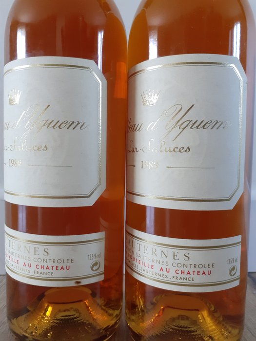 1989 Chateau d'Yquem - Sauternes 1er Cru Supérieur - 2 Flasker (0,75 L)