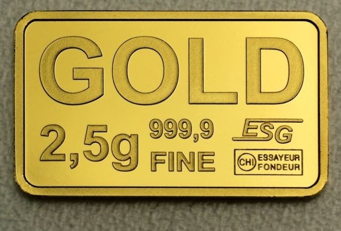 25g - Guld - Valcambi  (Ingen mindstepris)