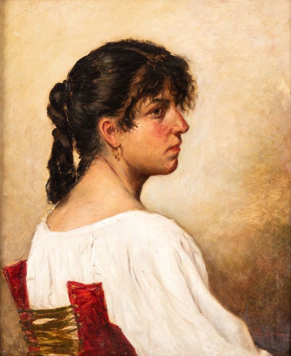 Michele Cammarano (1835-1920) - Popolana