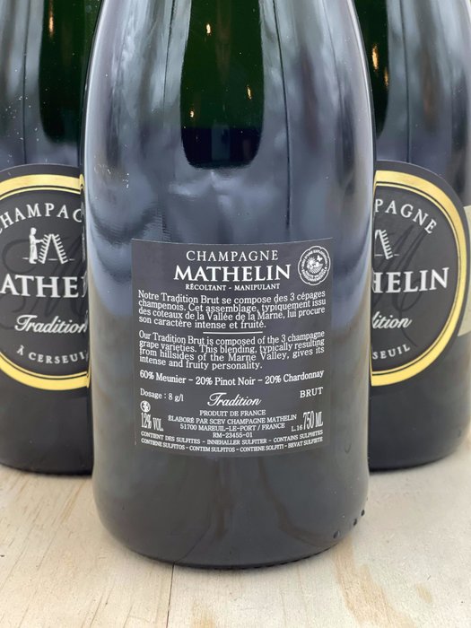 Mathelin, Mathelin Tradition - Champagne Brut - 6 Flasker (0,75 L)