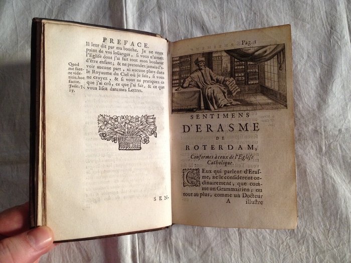 Erasmus Roterodamus - Sentimens d'Erasme de Roterdam - 1688