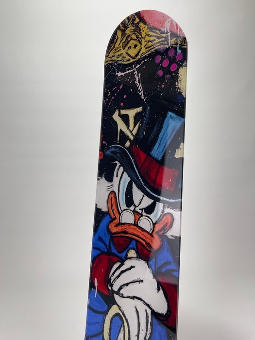 Mike Blackarts - Iconic Scrooge McDuck - Pop Art Skateboard