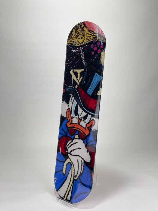 Mike Blackarts - Iconic Scrooge McDuck - Pop Art Skateboard