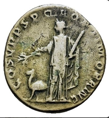 Romarriket. Trajan (AD 98-117). Denarius Arabia  (Ingen mindstepris)