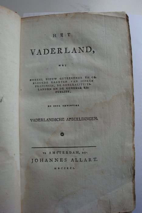 Johannes Florentius Martinet - Het Vaderland, Met Geheel Nieuw Geteekende En Gekleurde Kaarten Van Iedere Provincie - 1791