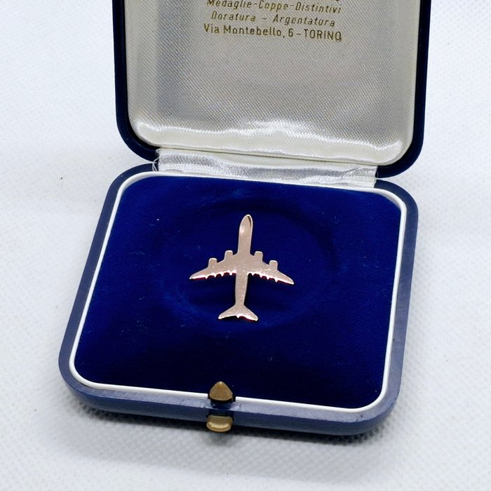 Valset rosa guld (18k) - Broche - Boeing fly