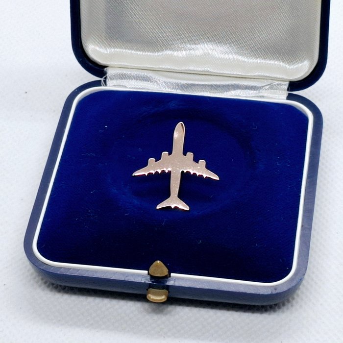 Valset rosa guld (18k) - Broche - Boeing fly