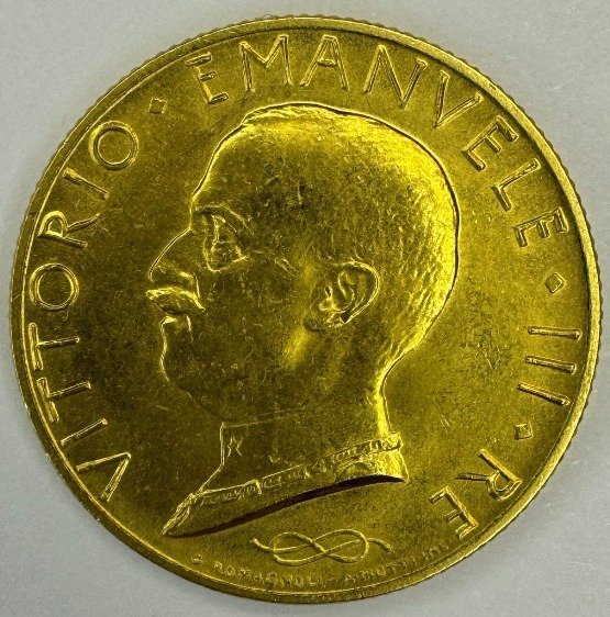 Italien. Vittorio Emanuele III. 100 Lire 1933