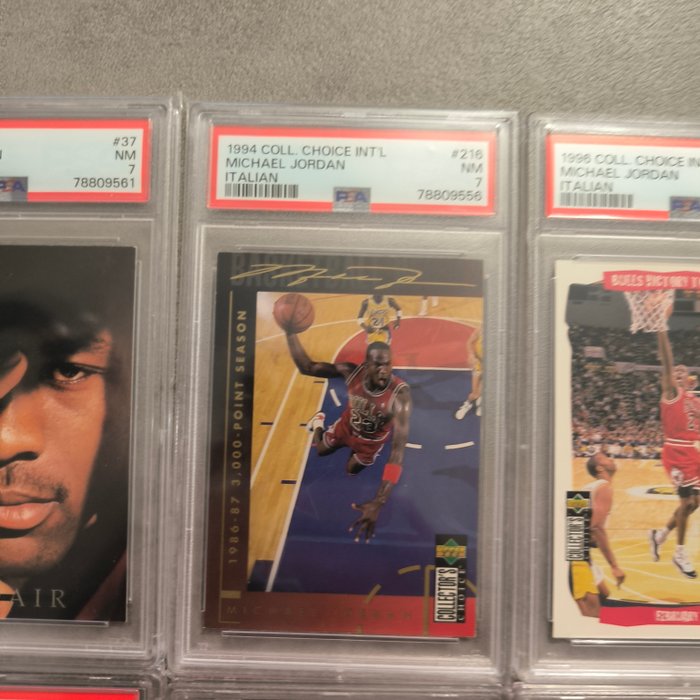 1991 to 1996 Upper Deck, Fleer Michael Jordan, Dennis Rodman PSA - 10 Graded card