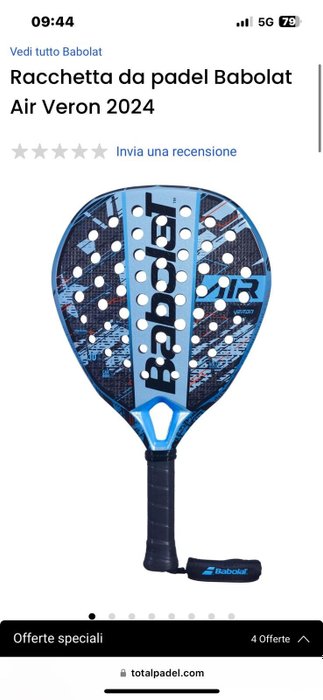 2024 - Babolat - Padel ketcher