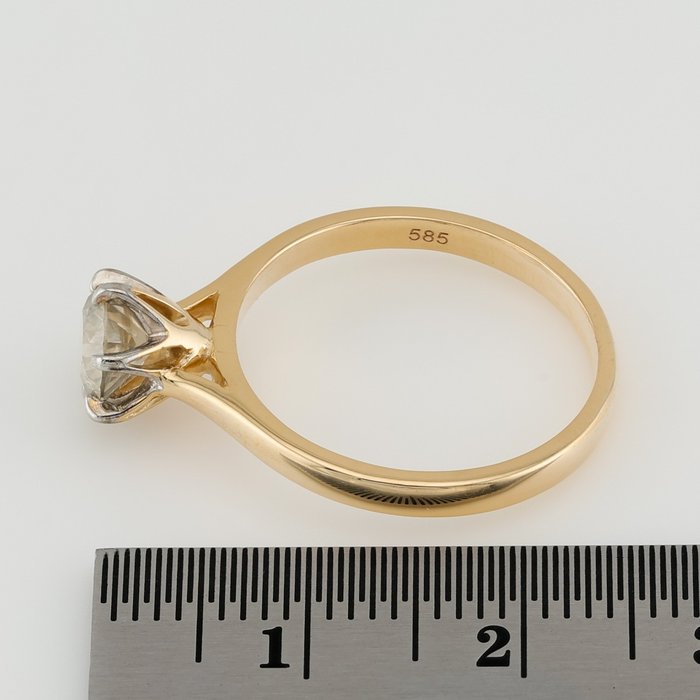 Ring - 14 karat Gulguld, Hvidguld -  0.75ct. tw.