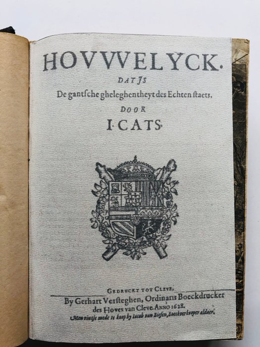 I Cats - Hovwelyck Dat is de gantsche gelegentheyt des Echten staets - 1628