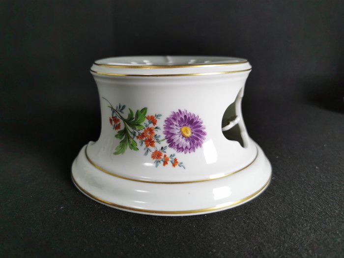 Meissen - Kaffe og te service - Blume 2 Scaldavivande con portacandela - Porcelæn