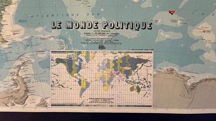 I.G.N. - Compagnie Générale Maritime - Le Monde Politique en 1970 - 1970‹erne