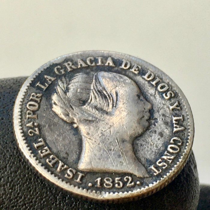 Spanien. Isabel II (1833-1868). Real - 1852 - Madrid - (R609)  (Ingen mindstepris)