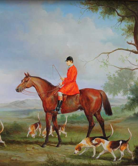 Benjamin Lander (XX) - Fox hunt scene