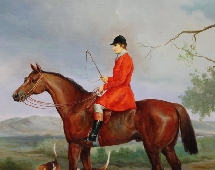 Benjamin Lander (XX) - Fox hunt scene