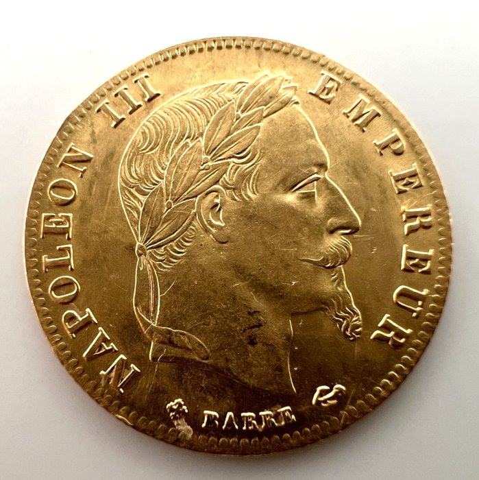 Frankrig Napoléon III (1852-1870) 5 Francs 1857 à 1868 (lot de 10 monnaies)