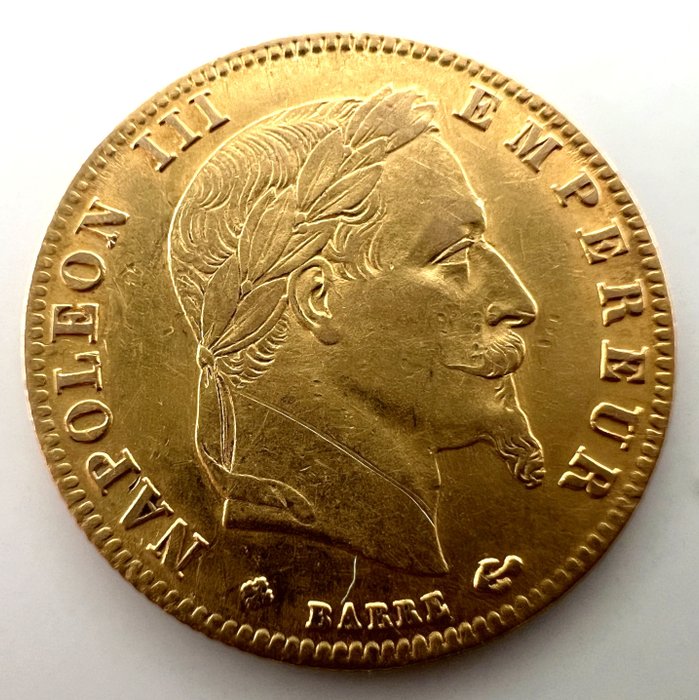 Frankrig Napoléon III (1852-1870) 5 Francs 1857 à 1868 (lot de 10 monnaies)