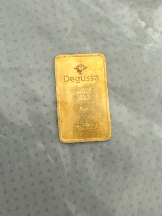 1 gram - Guld - degussa  (Ingen mindstepris)