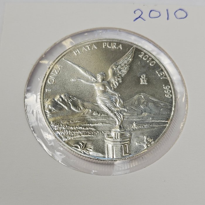 Mexico. 1 Onza 2010 Libertad, 1 Oz (.999)  (Ingen mindstepris)