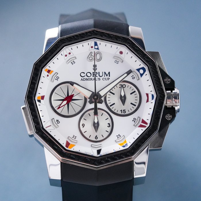 Corum - Admirals Cup Challenge Chronograph Split Second Rattrapante - 986.691.11/F371 - Mænd - 2011-nu