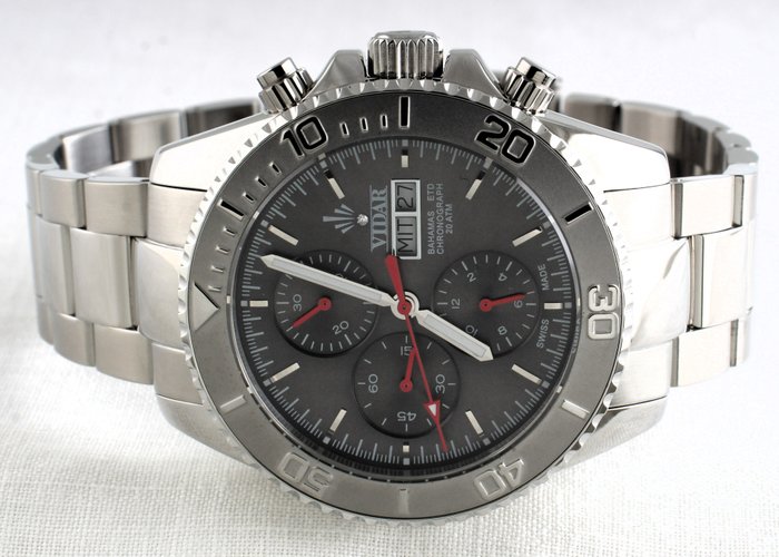 Vidar - 'Bahamas' - Swiss Automatic Chronograph - Limited Edition of 99 Pieces - Ref No: VR012-7750-01 - Mænd - 2024