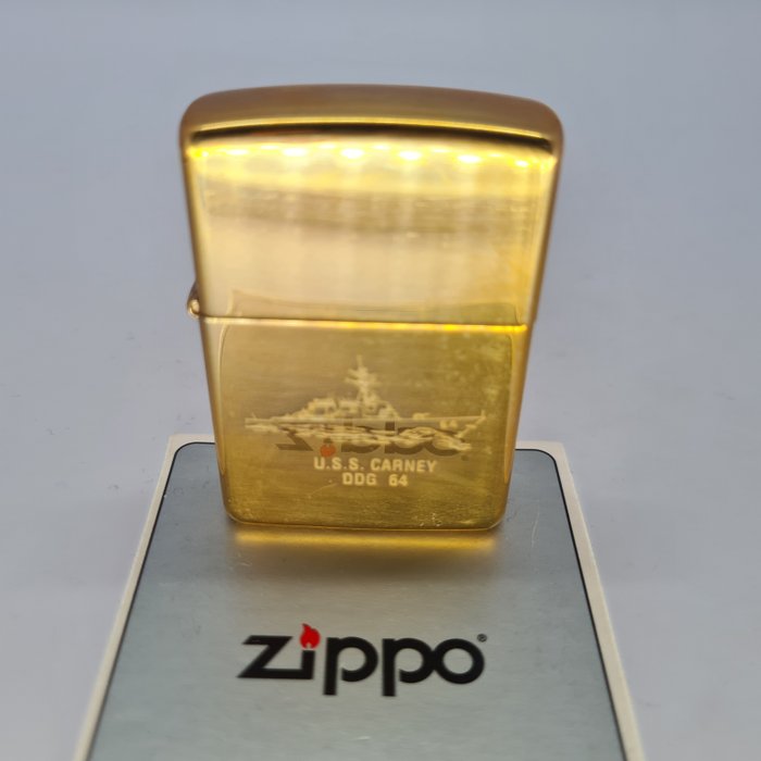 Zippo - USS Carney - Lighter - Messing