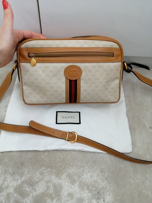 Gucci - Monogram Web crossbody - Crossbody-taske