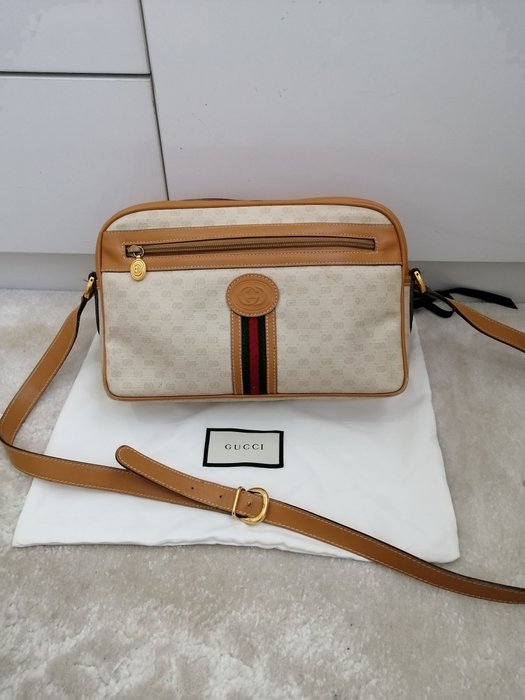 Gucci - Monogram Web crossbody - Crossbody-taske