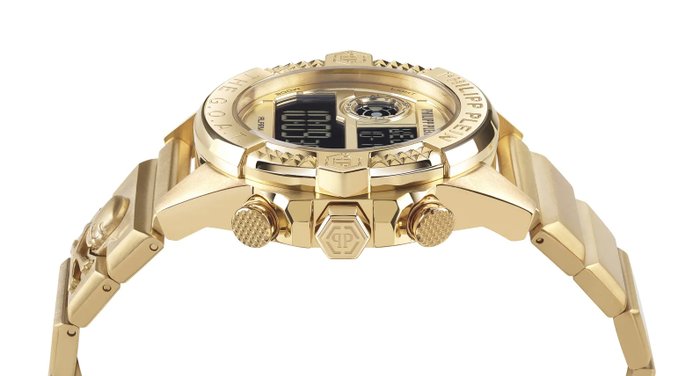 Philipp Plein - The GOAT Collection Gold Brand New - Ingen mindstepris - PWFAA0321 - Mænd - 2011-nu